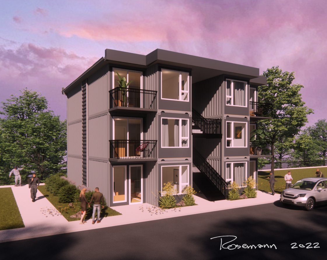 Kansas City’s First Multifamily Housing Project Using Recycled Shipping